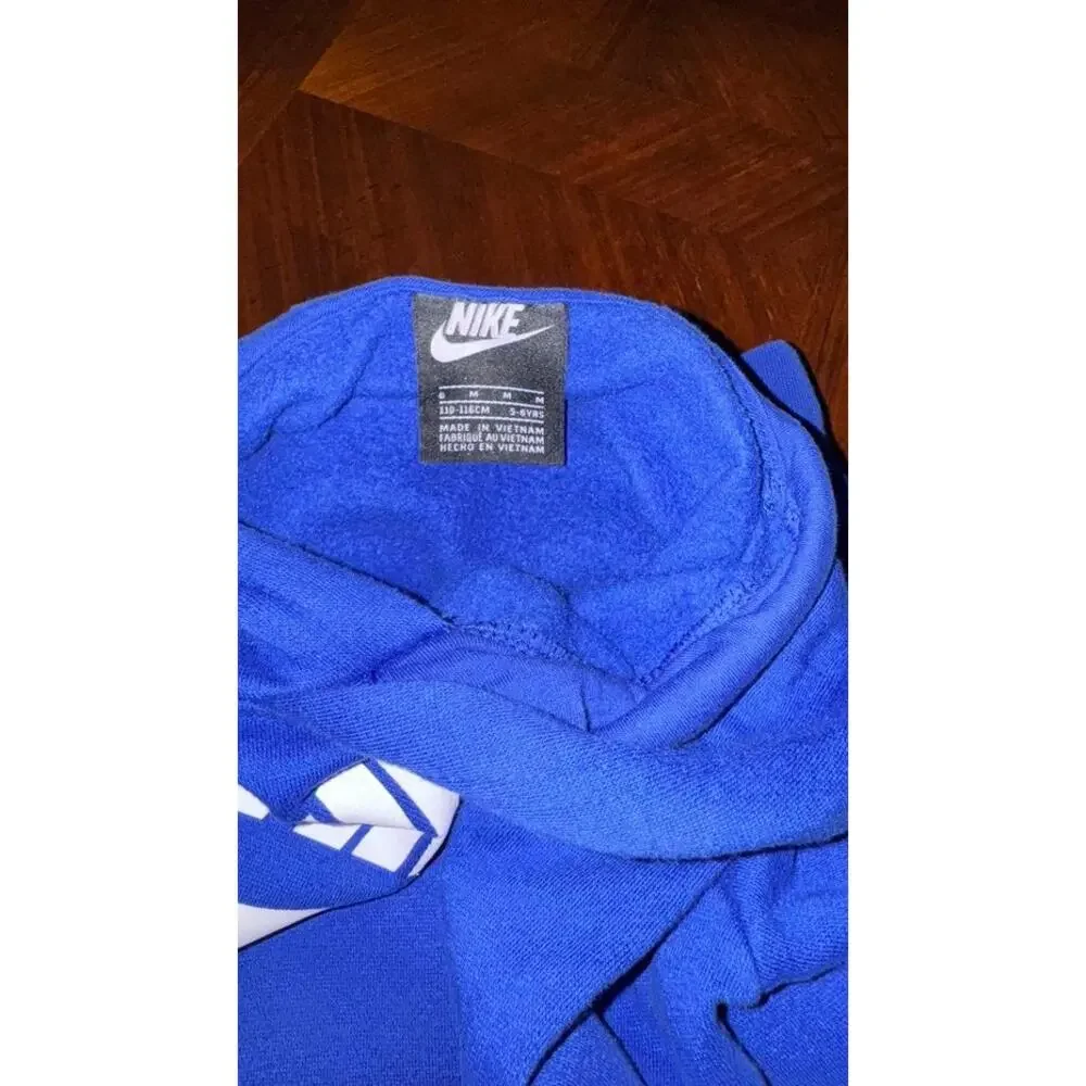 Nike Kids Blue Pullover Hoodie | Size Small 5-6Y